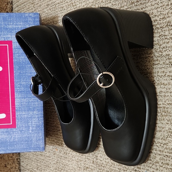 pop Shoes - Stacked heel maryjane